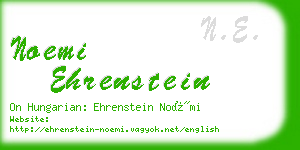 noemi ehrenstein business card